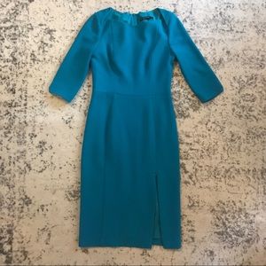 Black Halo Turquoise Dress